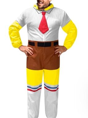 Adult SpongeBob SquarePants SpongeBob Zipsters Costume